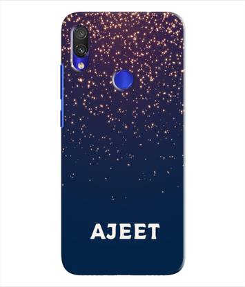 ETECHNIC Back Cover for Redmi Note 7 With Name Ajeet
