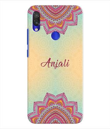 ETECHNIC Back Cover for Redmi Note 7 With Name Anjali