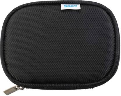Saco Superfit HDD-Black06 External Hard Drive Enclosure Case Pouch Wallet Bag Cover