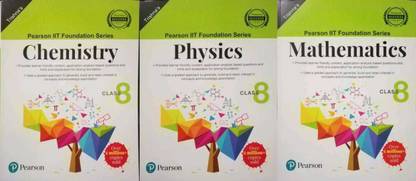 COMBO PACK OF Pearson IIT Foundation PHYSICS , CHEMISTRY AND MATHEMATIC FOR Class 8