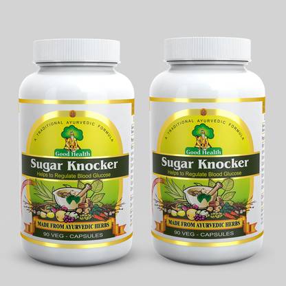 Sugar Knocker Ayurvedic Medicine for Diabetes (180 Capsules For 60 Days)