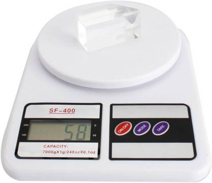 ROBMOB Digital Kitchen SF-400 10kg Weighing Scale  (White) Weighing Scale