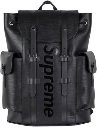 Supreme Christopher Backpack Epi PM Black by Lv Waterproof Backpack