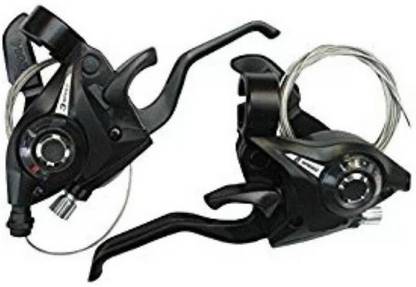 GUBBAREY 21 (3x7) Speed Shifter/Bike Cycle Brake Lever Combo V-Brake Gear 2 pcs Bicycle Brake Disk