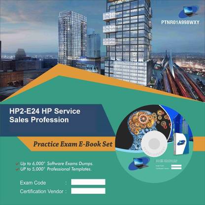 PTNR01A998WXY HP2-E24 HP Service Sales Profession Practice Exam E-Book Set