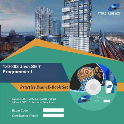 PTNR01A998WXY 1z0-803 Java SE 7 Programmer I Practice Exam E-Book Set