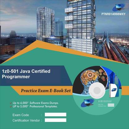 PTNR01A998WXY 1z0-501 Java Certified Programmer Practice Exam E-Book Set