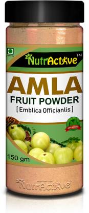 NutrActive Organic Amla (100% Natural Powder) 150 gm