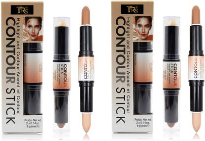 TRS Contour And Highlighter Stick (Shade of A,B) Pack OF 2 Highlighter