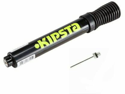 KIPSTA by Decathlon Double Action Football Pump-Black with Needle Ball Pump