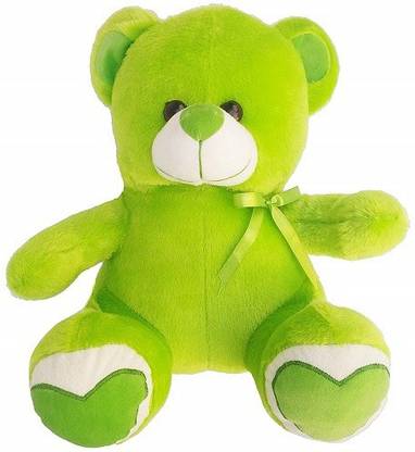 ZOOMINO Beautiful Soft Green Teddy Bear 45Cm  - 45 cm
