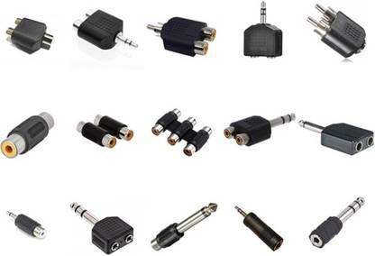 Breewell  TV-out Cable Audio and Video Converter Set of 15 Pieces