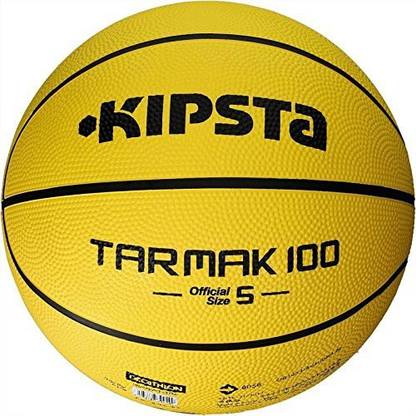 KIPSTA  by Decathlon TARMAK 100 KIDS S5 YELLOW Basketball - Size: 5