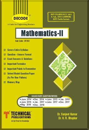 DECODE-Mathematics-II-RGPV (B.TECH. SEM-II Common) R-18