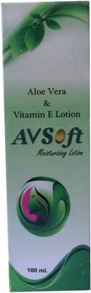 AVSoft Moisturizing Lotion with Vitamin E and Aloe Vera