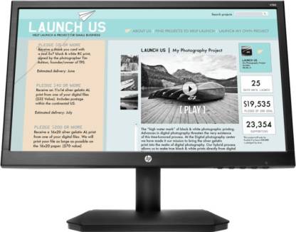 HP 18.5 inch Full HD LED Backlit Monitor (V190)
