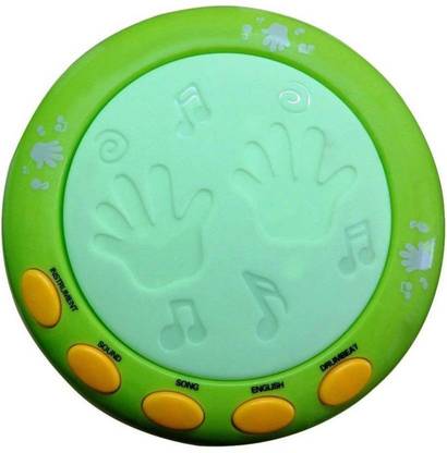 Mogal Enterprise Melody Box Rolling Musical Flash Drum Rotation Toy with Dynamic LampLight