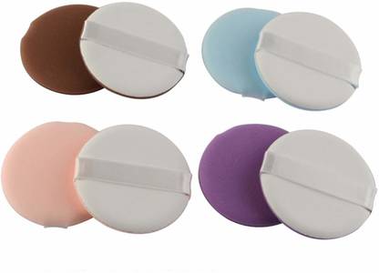 DALUCI 4 Pcs Air Cushion Puff Powder Makeup Sponge For BB CC Cream Contour Facial Smooth Wet Dry Make Up Tool