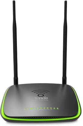 TENDA DH301 Wireless Router 2.1 GHz 300 Mbps Wifi Speed Single Band External Antenna ADSL (Telephone)