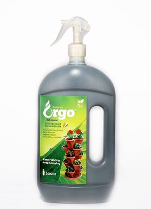 orgo Organic Plant Growth Promotor Certified Organic Plant growth promoter Keep Planting Keep Spraying 100% Organic and Eco-friendly. Ready Spray Go!, Plant Tonic, Best for all types of Plants, Bushes and Trees