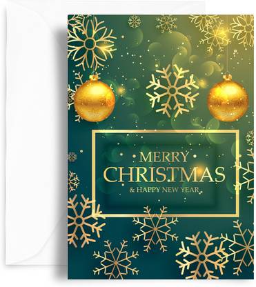 GIFTICS Merry Christmas Greeting Card