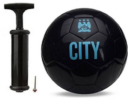 WBR City BlackWith Inflating Air pump Football Kit