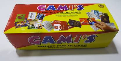 Excelam Pvc Cards Unruled 54x86 mm 760 gsm Printer Paper