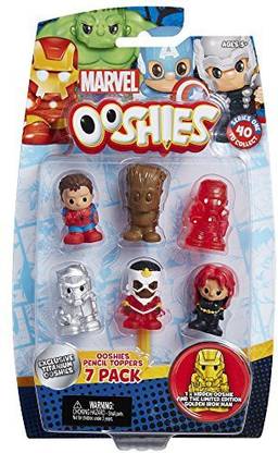 Ooshies Set 3 "Marvel Series 1" Action Figure (7 Pack)