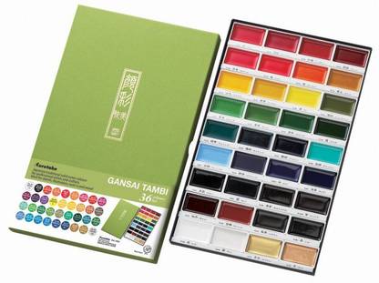Kuretake Gansai Tambi 36 Color