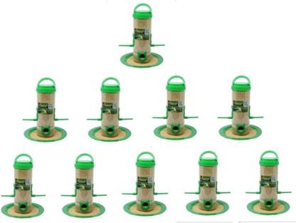 AMIJIVDAYA Medium Bird Feeder With Holding Handle Pack of 10 Window Bird Feeder Bird Feeder