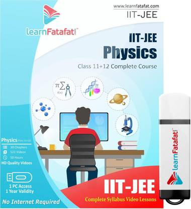 LearnFatafat IIT-JEE Physics Exam Preparation Video Course Pendrive