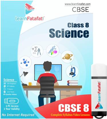 LearnFatafat CBSE Class 8 Science Learning Video Course Pendrive