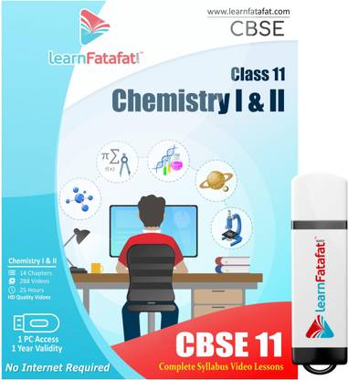 LearnFatafat Class 11 Chemistry Complete Video Course for CBSE - Pendrive