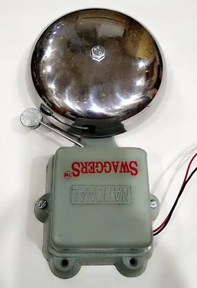 SWAGGERS Automatic Industrial gong Bell High Sound 6 INCH Wired Door Chime