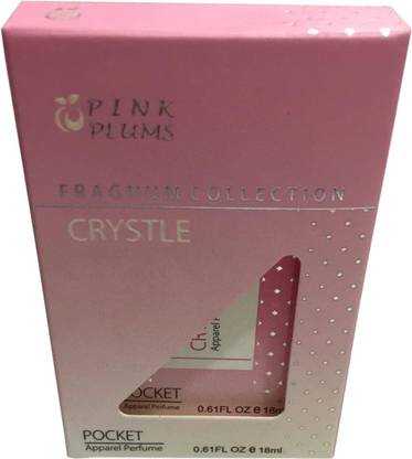 PINK PLUMS Fragnum Collection Crystal Pocket Apparel Perfume Perfume  -  18 ml