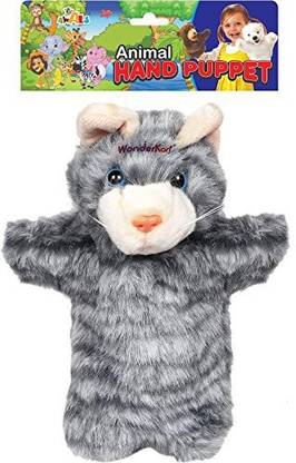 WonderKart Soft and Plush Animal Hand Puppet - Cat Hand Puppets
