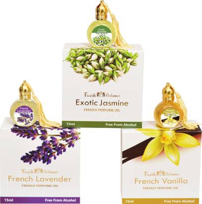 Fasih Perfumes FRENCH JASMINE/ LAVENDER/ VANILLA Floral Attar