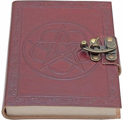 SarvGyan Handmade Leather Cover Journal/Diary B6 Diary Unruled 200 Pages
