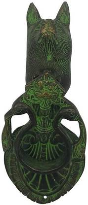 Decokrafts Antique Handmade Wolf Brass Door Knocker (1 Pcs) Brass Door Knocker