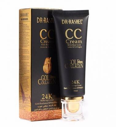 Dr. Rashel 24K CC Cream With Collagen Free Lighten Skin SPF60/PA++ Natural  Foundation