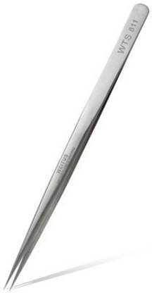 ECSTATIC Stainless Steel Non-Magnetic Precision Tweezers with Very Fine Point Tips