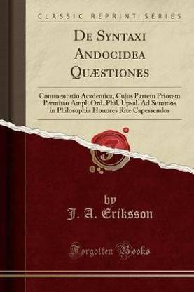 de Syntaxi Andocidea Quaestiones