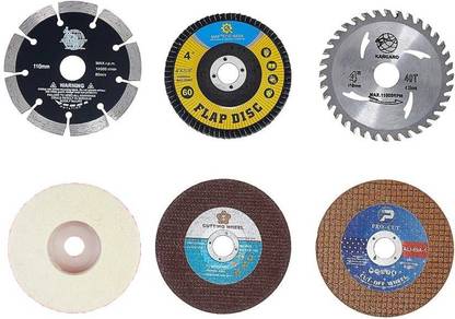 Inditrust Combo1 6 Pieces Angle Grinding Wheel 4 Inch Discs Suitable Wood Cutter