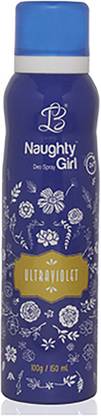 Naughty Girl Ultra Violet Deodorant For Women 150 ML Deodorant Spray  -  For Women