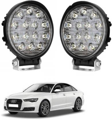 AUTOGARH AG114MOD 14 LED Round Spot Flood Comb LED L mp For A nt Headlight Car LED for Audi (12 V, 55 W)