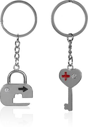 SHOP&STALK Loving Couple Keychain Key Chain
