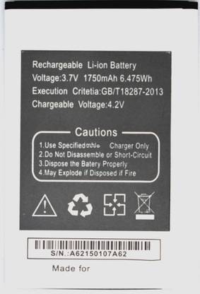 FULL CELL Mobile Battery For  Celkon A62