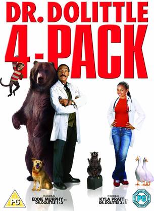 Dr. Dolittle: The Complete 4 Movies Collection - Dr. Dolittle 1, 2, 3 & 4 (All Parts 1 to 4) (4-Disc Box Set) (Fully Packaged Import) (Region 2)