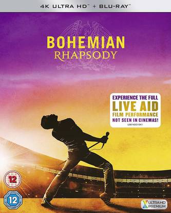 Bohemian Rhapsody (4K UHD + Blu-ray) (2-Disc Set) (Slipcase Packaging + Region Free + Fully Packaged Import)