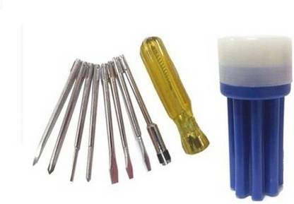 Tool Point ERN Screwdriver 8 In 1 Multi-Function Kit, Tool Kit Set with Box/Screwdriver Set with Box Combination Screwdriver Set